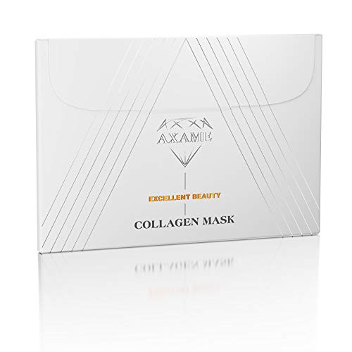 Axame - Mascarilla Facial Prémium Hipoalergénica con Sérum de Colágeno y Efecto AntiEnvejecimiento Para Combatir las Arrugas 25 ml