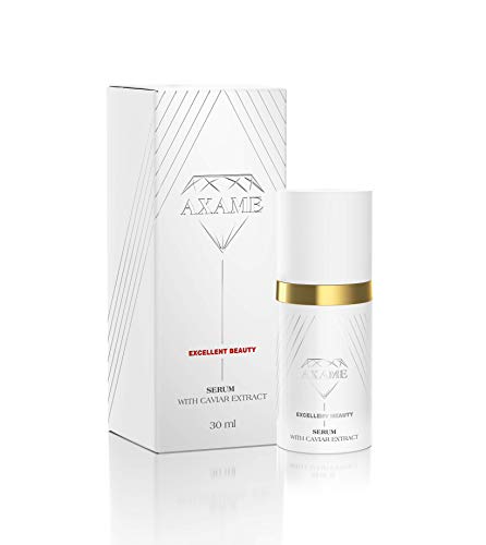 Axame - Sérum HIdratante Prémium Hipoalergénico con Extracto de Caviar y Efecto Alisador Para Combatir el Envejecimiento y las Arrugas 30 ml