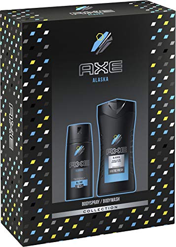 Axe Alaska - Set de regalo de gel de ducha (250 ml y desodorante en spray de 150 ml, 2 unidades)