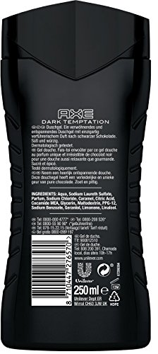 Axe Dark temptation - Set de 6 geles de ducha (6 x 250 ml)