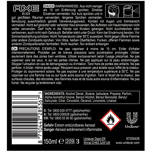 AXE Desodorante Black - 150 ml