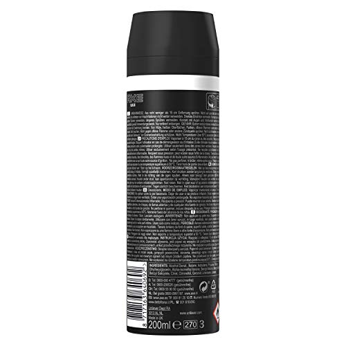 Axe Desodorante Bodyspray Black XL - 200 ml - Pack de 6