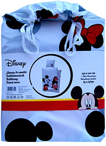 Aymax Minnie Disney - Juego de funda nórdica para cama individual