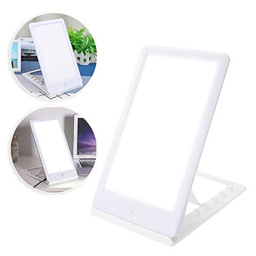 AYNEFY Lámpara de luz diurna con 3 colores de luz 32000 Lux Wellness – Lámpara de fototerapia contra depresión, presión de invierno, libre de rayos UV, control táctil