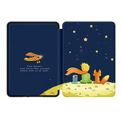 Ayotu Water-Safe Case for Kindle Paperwhite 2018 - PU Leather Smart Cover with Auto Wake/Sleep - Fits Amazon All-New Kindle Paperwhite Leather Cover (10th Generation-2018) K10 The Boy and Fox