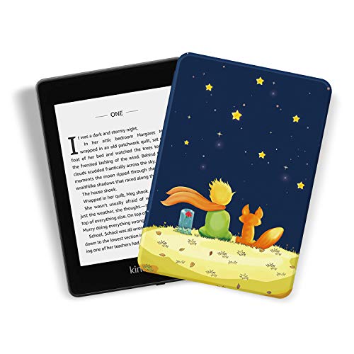 Ayotu Water-Safe Case for Kindle Paperwhite 2018 - PU Leather Smart Cover with Auto Wake/Sleep - Fits Amazon All-New Kindle Paperwhite Leather Cover (10th Generation-2018) K10 The Boy and Fox