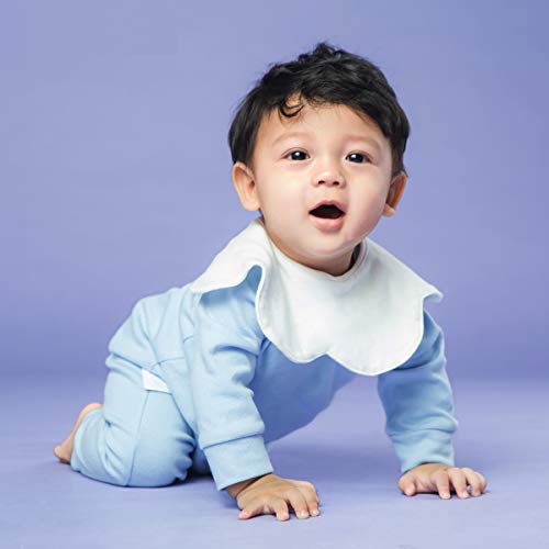 Baberos Bebe Bandanas Bufanda Toalla Drool Bebé Tela Para Niña Niño Recien Nacido, 100% Algodón Suave y Absorbente, 3Pcs