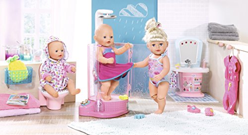 Baby Born Funny Toilet Doll Toilet - Accesorios para muñecas (Doll Toilet, 3 año(s), Rosa, Color Blanco, Chica, 43 cm, CE)