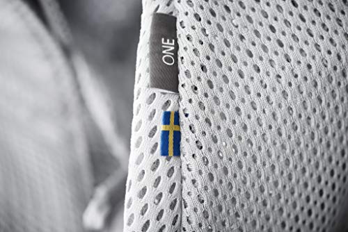 BABYBJÖRN One Air - Mochila Porta Bebé, 3D Tejido de red, Plata