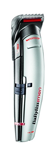 BaByliss Multigroom 8 en 1 E835E - Cortapelos multifunción cabello y barba, cabezal de afeitado hombre, cabezal para nariz y orejas, cuchilla de precisión, 40 min autonomía