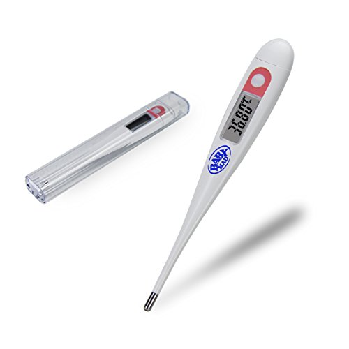 BabyMad Digital Basal Body Temperature Ovulation Test Thermometer (Centigrade) + BBT Fertility Chart + Optional Pregnancy/Ovulation Tests (Thermometer Only)