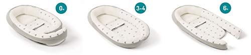 Babymoov Doomoo Reductor para recien nacidos Cocoon Gris, Evolutivo,  Transpirable, 0 - 8 Meses