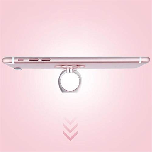 Babysbreath17 Reutilizable de Cuatro Hojas del Soporte de chasis del Anillo Giratorio de 360 ​​Grados móviles titulares de Apoyo Soporte del teléfono Accesorios Oro Rosa