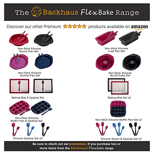 Backhaus Molde Redondo para Savarin de Silicona Platino Antiadherente (Rojo) Backhaus Molde Redondo para Savarin de Silicona Platino Antiadherente (Rojo)