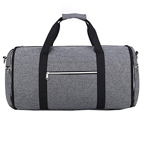 Backpack Bolsa de Lona multifunción,Bolsa de Deporte al Aire Libre Impermeable de un Hombro,Bolsa de Traje Plegable Antiarrugas de Negocios