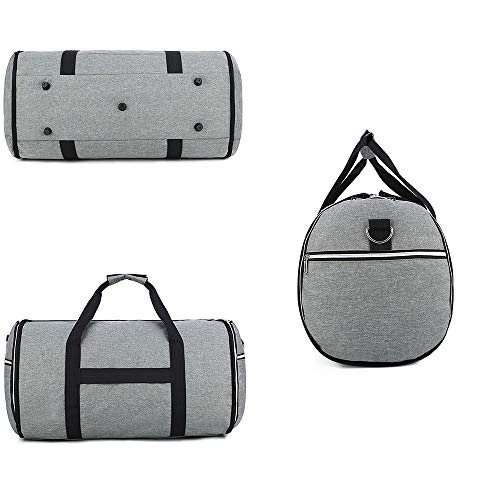 Backpack Bolsa de Lona multifunción,Bolsa de Deporte al Aire Libre Impermeable de un Hombro,Bolsa de Traje Plegable Antiarrugas de Negocios