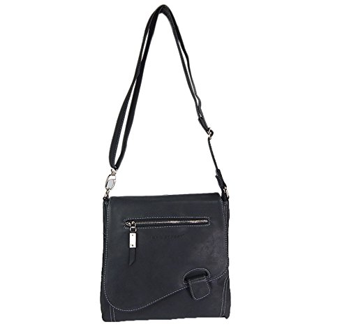 Bag Street Bolso de Hombro para Mujer Negro Grande