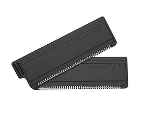 BaKblade 2.0; Cuchillas de Afeitar Desechables Paquete de 12 Hojas de Afeitar para un Afeitado Suave y Seguro de Espalda y Cuerpo DryGlide 9 cm de ancho