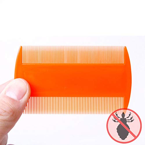 Balacoo 5pcs peines para piojos de pulgas peines para el Cabello para Mascotas Remedios de Salud de Doble Cara garrapatas repelentes Perros Gatos (Color Mixto)