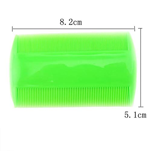 Balacoo 5pcs peines para piojos de pulgas peines para el Cabello para Mascotas Remedios de Salud de Doble Cara garrapatas repelentes Perros Gatos (Color Mixto)
