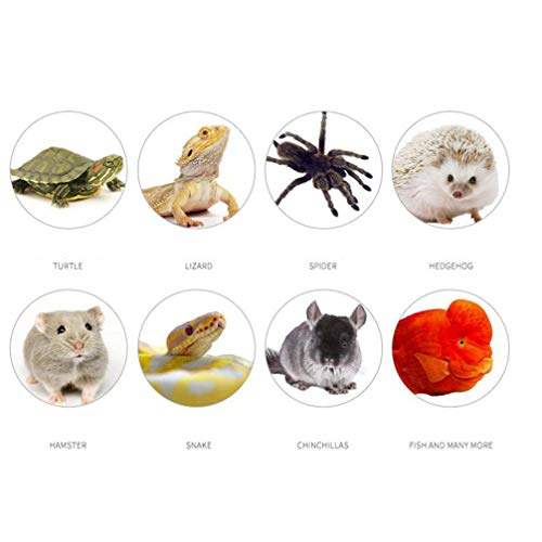 Balacoo 5W Manta Termica Reptiles Almohadilla Eléctrica con Control de Temperatura Ajustable para Terrario Reptiles Tortuga Serpientes Lagartos Geckos Arañas