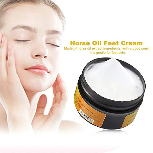 Ballylelly Aceite de caballo Crema para pies Beriberi Crema para pies de atleta Pies Picazón Ampollas Anti-agrietamiento Peeling Beriberi Pies malos Pomada