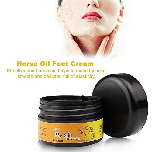 Ballylelly Aceite de caballo Crema para pies Beriberi Crema para pies de atleta Pies Picazón Ampollas Anti-agrietamiento Peeling Beriberi Pies malos Pomada