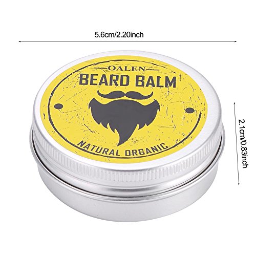 Bálsamo de barba premium fuerte cera de bigote acondicionador de barba profunda natural orgánico barba suavizante para el cuidado del cabello y crecimiento