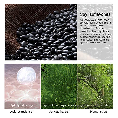 Bálsamo de labios, Lip Balm, Cuidado De Labios, Barra de Labios, Acondicionador de labios, Hidratación de larga duración, Poderoso Relleno Serum Lip Gloss, Mejora la elasticidad de los labios