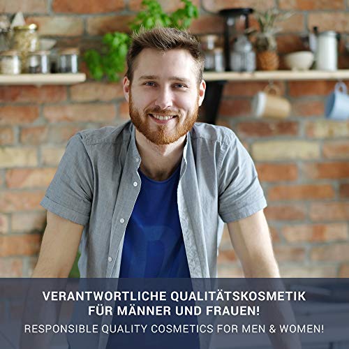 Bálsamo para barba con aceite de almendras, cera de abejas y propóleo - cuidado natural de la barba - promueve el crecimiento y la hidratación de la barba - adecuado para piel y cabello secos - 50ml