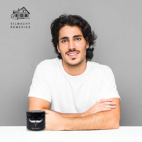 Bálsamo para barba con aceite de almendras, cera de abejas y propóleo - cuidado natural de la barba - promueve el crecimiento y la hidratación de la barba - adecuado para piel y cabello secos - 50ml