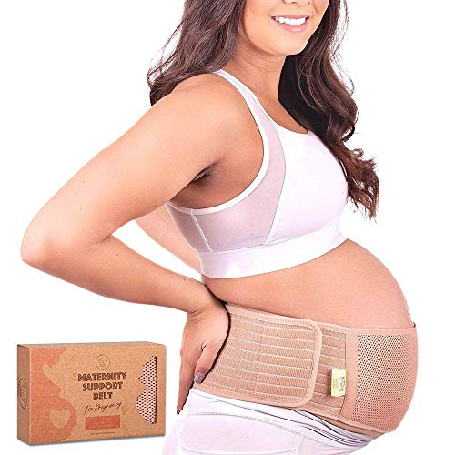Banda De Maternidad Para El Embarazo - Cinturón De Soporte Para Embarazo Suave & Transpirable - Bandas De Soporte Pélvico