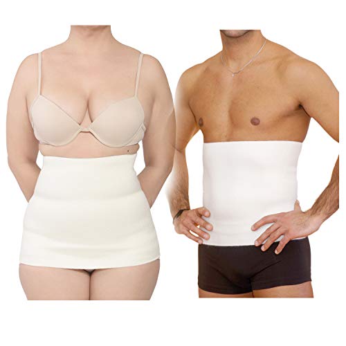 Banda elástica faja lumbar de compresión Teratex Spinato art S 4°(media 44/46) BIANCO