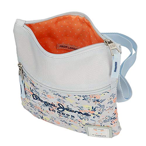 Bandolera Pepe Jeans Malila Plana, Azulx, 20 x 24 cm
