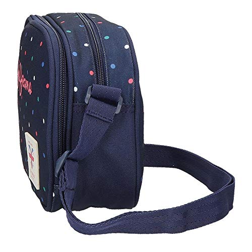 Bandolera Pepe Jeans Molly Dos Compartimentos, Azul, 23 x 17 x 8 cm