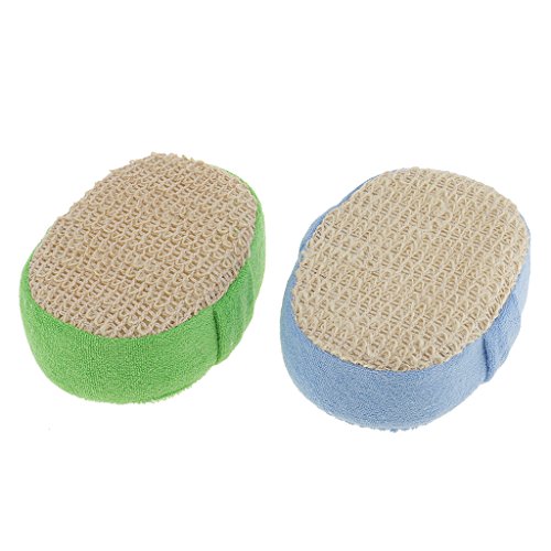 Baño Esponja Ducha de Masaje Fregar Exfoliante Corporal Limpieza de Piel Depurador Almohadilla Ligero
