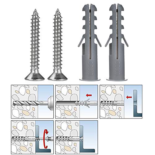 Baño Portarollo Papel Higiénico Sujetador de Papel Montura de Pared, 40cm