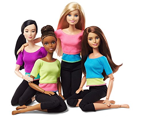 Barbie Fashionista Made to Move, Muñeca articulada top color lila (Mattel DHL84)