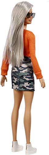 Barbie Fashionista - Muñeca con falda de estampado militar (Mattel FXL47) , color/modelo surtido
