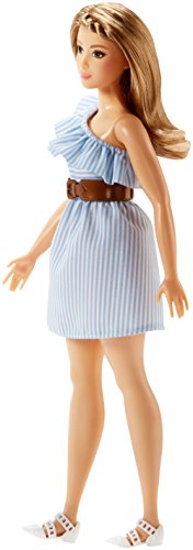 Barbie Fashionista, Muñeca Purely Pinstriped, juguete +7 años (Mattel FJF41) , color/modelo surtido