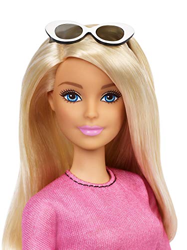 Barbie Fashionista - Muñeca rubia con falda a cuadros (Mattel FXL44)