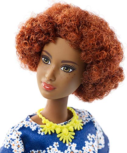 Barbie- Muñeca Fashionista Afroamericana con Modas, (Mattel FRY80)