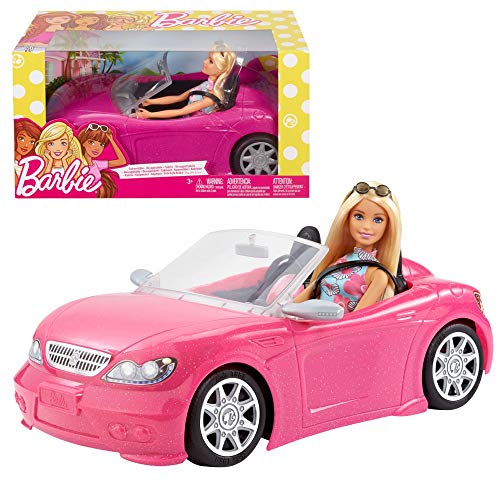 Barbie Muñeca y su coche descapotable (Mattel FPR57) , color/modelo surtido