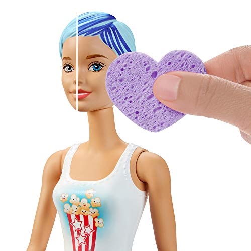 Barbie Reveal 2da ola Inspirada en la gastronomía, muñeca que cambia de color con agua (Mattel GTP41) , color/modelo surtido