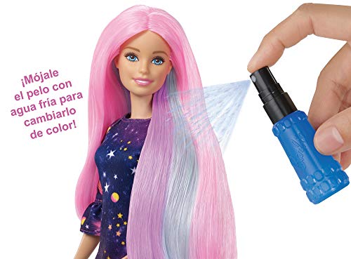 Barbie Surprise Muñeca Fashionista, Peinados de Color, Multicolor (Mattel FHX00)