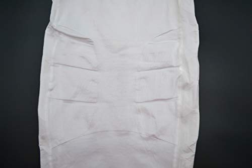 BaronHong Gynecomastia compresión Camisa Chaleco para Ocultar Hombre Boobs Moobs Adelgazamiento Mens Shapewear Aplastar Todo Abdomen (Blanco, S)