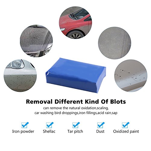 Barra Arcilla, Gifort magic car clay bar detailing cleaner limpiador arcilla Automóvil Barra de la Arcilla (3 Pcs)