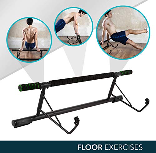 Barra de dominada de la puerta por RPM Power- Heavy Duty Multifuncional Barbilla/Barra de dominada para marcos de puerta, dominadas, Push Ups y otros ejercicios de piso