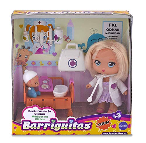 Barriguitas- Doctora en la Clínica, con 1 muñeca y 1 bebé paciente (Famosa 700014252)