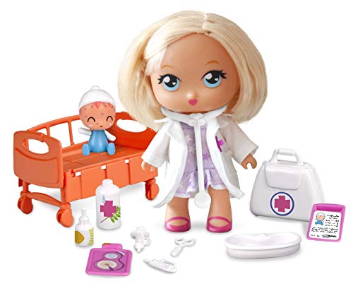 Barriguitas- Doctora en la Clínica, con 1 muñeca y 1 bebé paciente (Famosa 700014252)